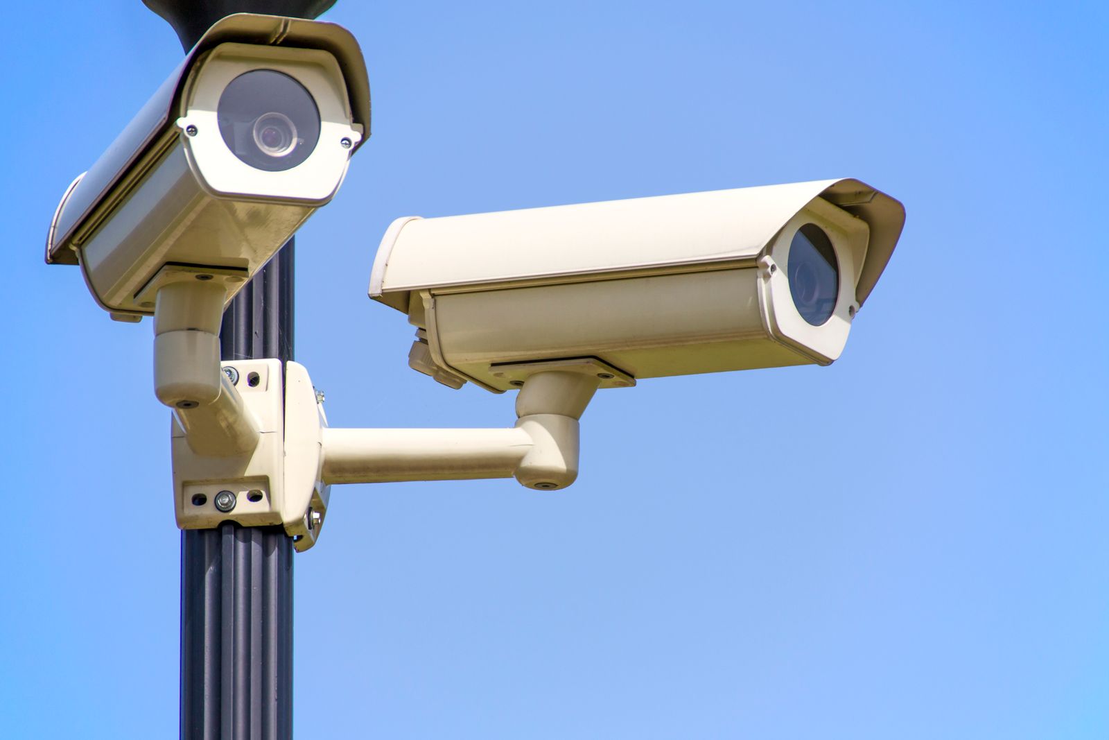 Security camera installed by White Cap Electrical